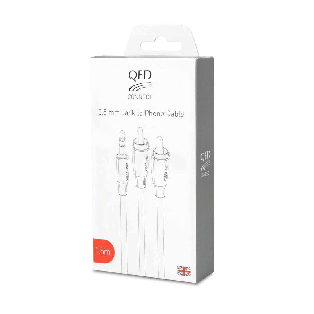 QED Connect 3.5mm Jack to Phono Cable 1.5m