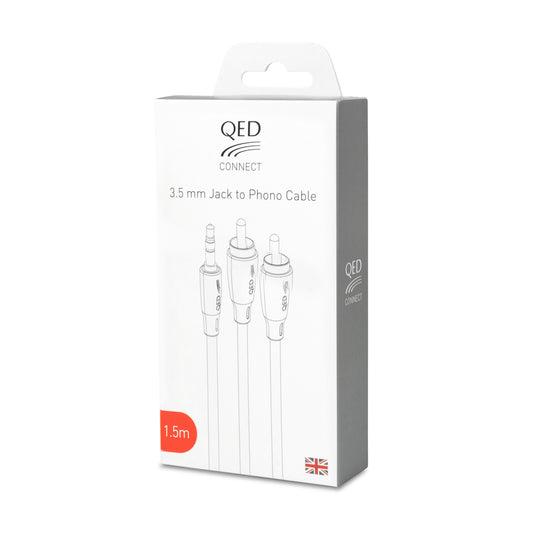 QED Connect 3.5mm Jack to Phono Cable 1.5m