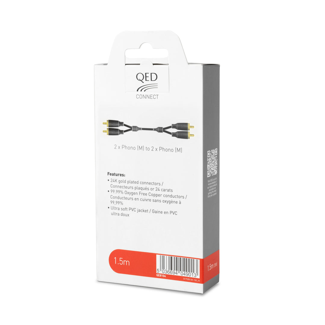 QED Connect Phono-Phono Cable 1.5m