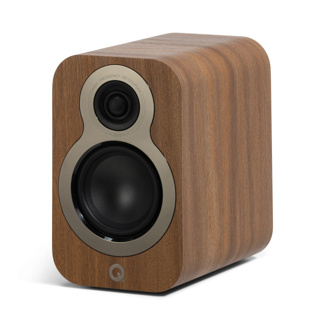 Q Acoustics 3010c Bookshelf Speakers Pin Oak