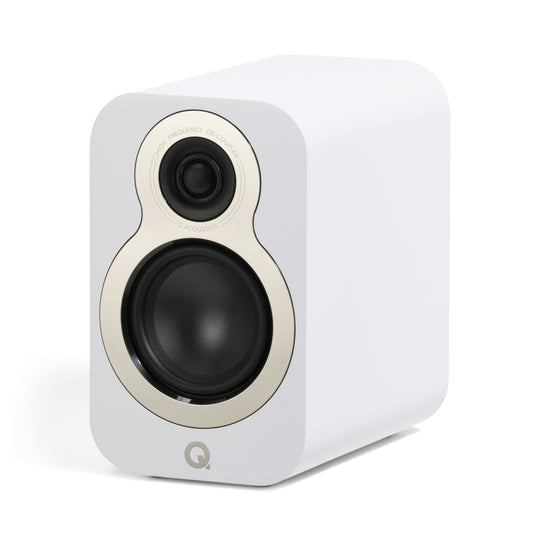 Q Acoustics 3010c Bookshelf Speakers Satin White