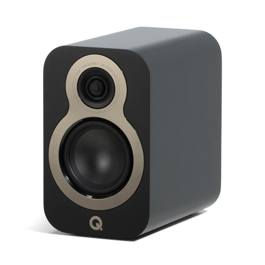 Q Acoustics 3010c Bookshelf Speakers Satin Black