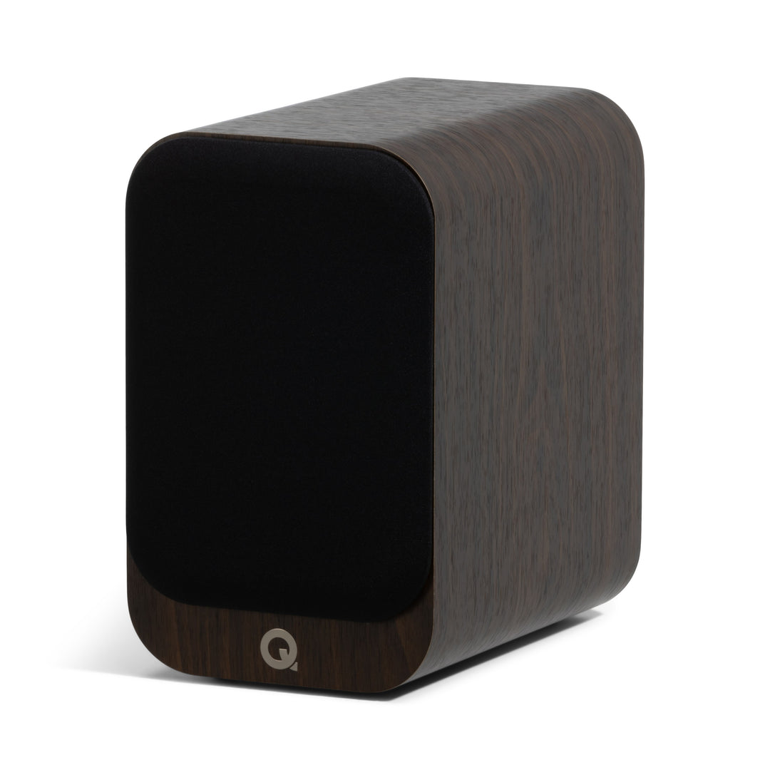 Q Acoustics 3010c Bookshelf Speakers Claro Walnut