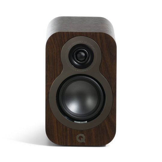 Q Acoustics 3010c Bookshelf Speakers Claro Walnut