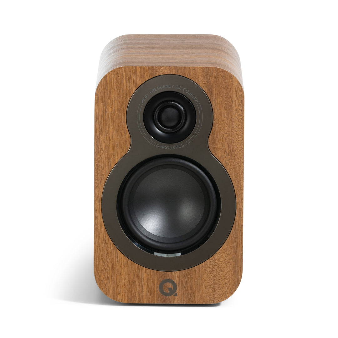 Q Acoustics 3010c Bookshelf Speakers Pin Oak