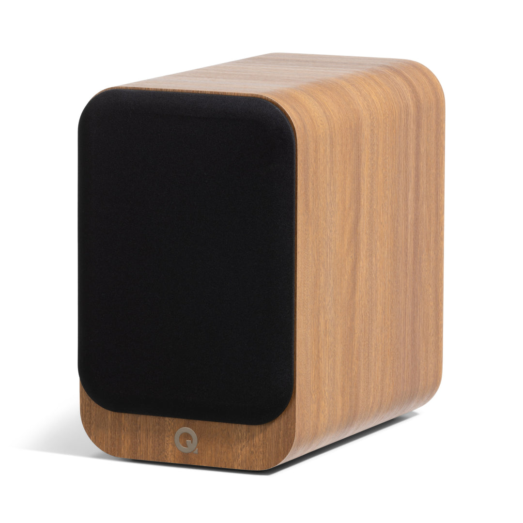 Q Acoustics 3020c Bookshelf Speakers Pin Oak