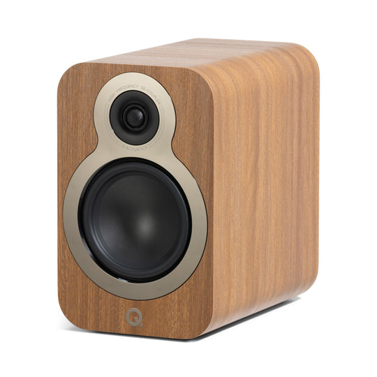 Q Acoustics 3020c Bookshelf Speakers Pin Oak