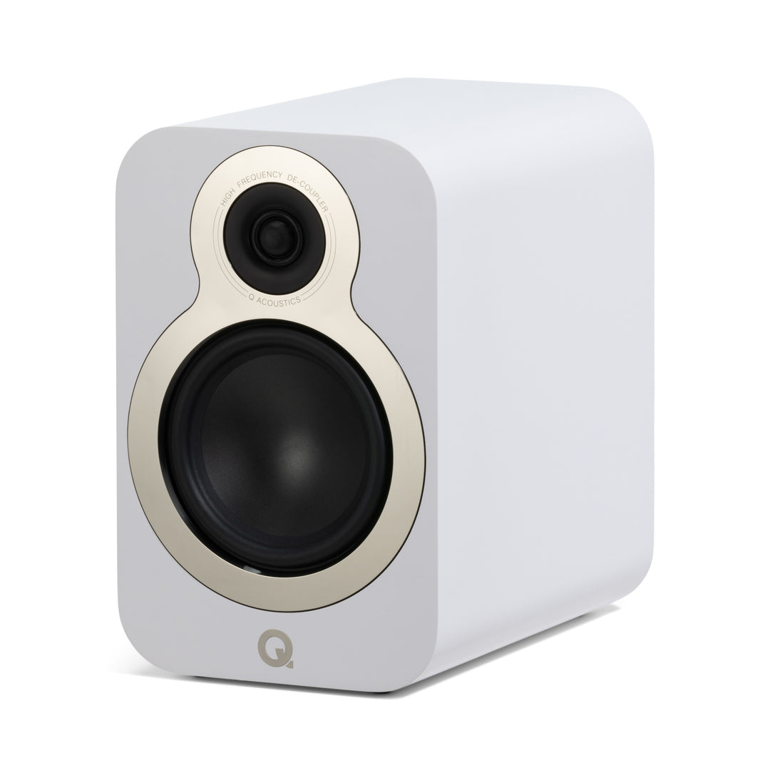 Q Acoustics 3020c Bookshelf Speakers Satin White