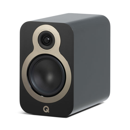 Q Acoustics 3020c Bookshelf Speakers Satin Black