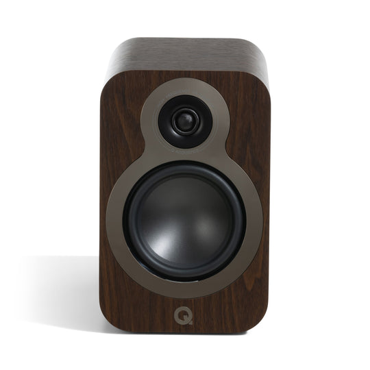 Q Acoustics 3020c Bookshelf Speakers Claro Walnut
