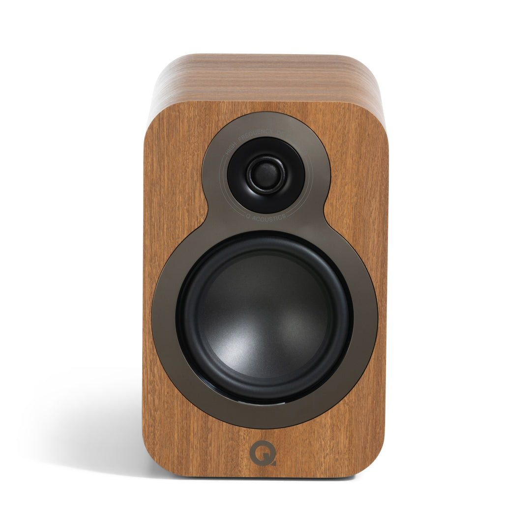 Q Acoustics 3020c Bookshelf Speakers Pin Oak