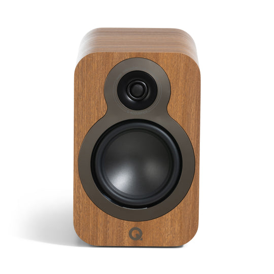 Q Acoustics 3020c Bookshelf Speakers Pin Oak