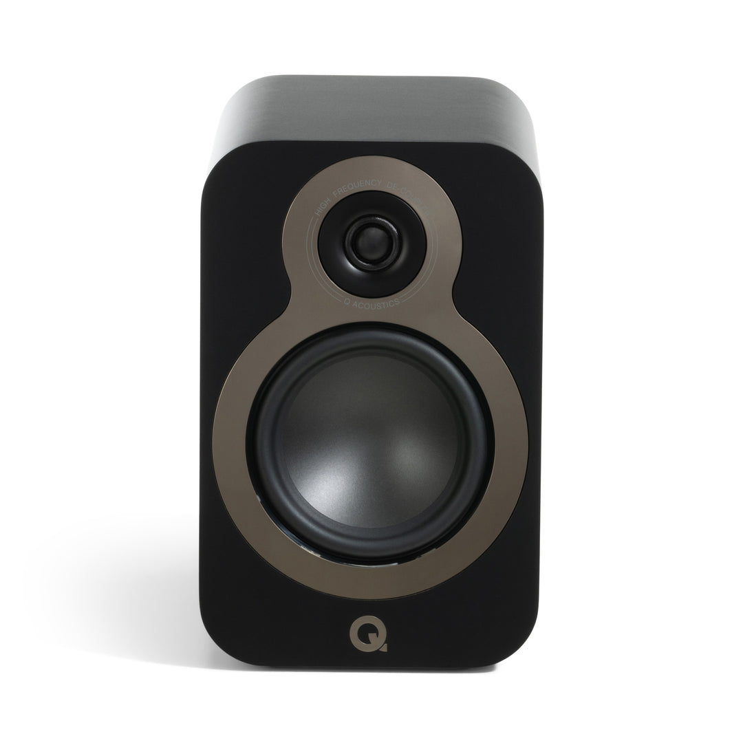 Q Acoustics 3020c Bookshelf Speakers Satin Black