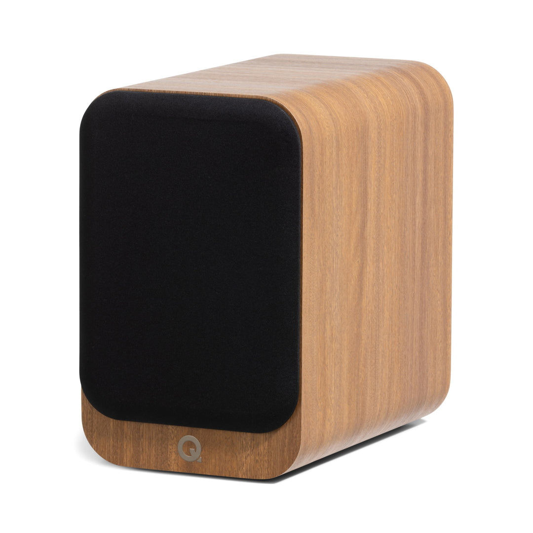 Q Acoustics 3030c Bookshelf Speakers Pin Oak