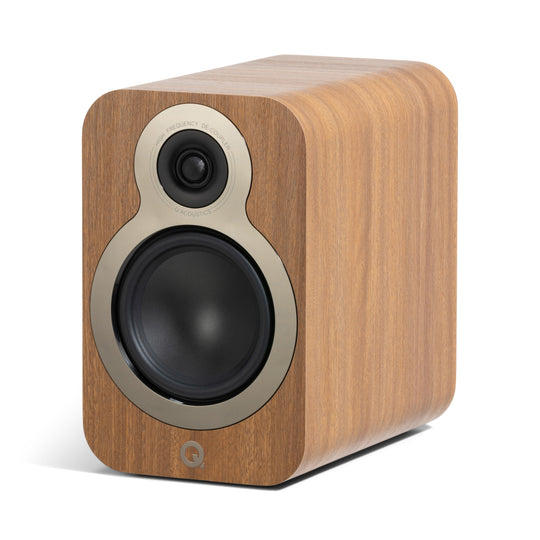 Q Acoustics 3030c Bookshelf Speakers Pin Oak