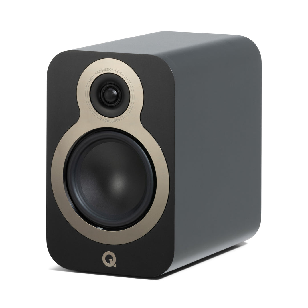 Q Acoustics 3030c Bookshelf Speakers Satin Black