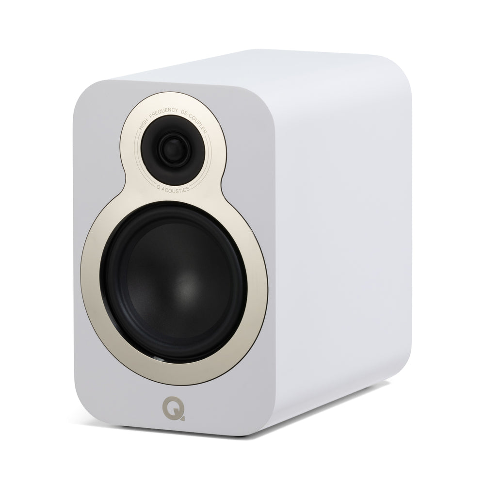 Q Acoustics 3030c Bookshelf Speakers Satin White