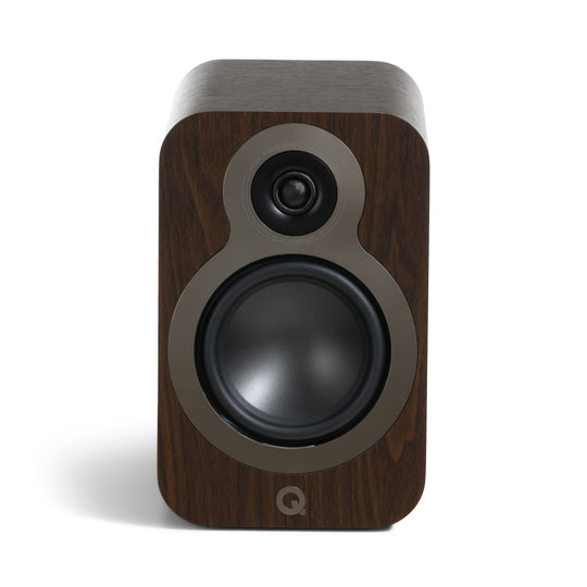 Q Acoustics 3030c Bookshelf Speakers Claro Walnut