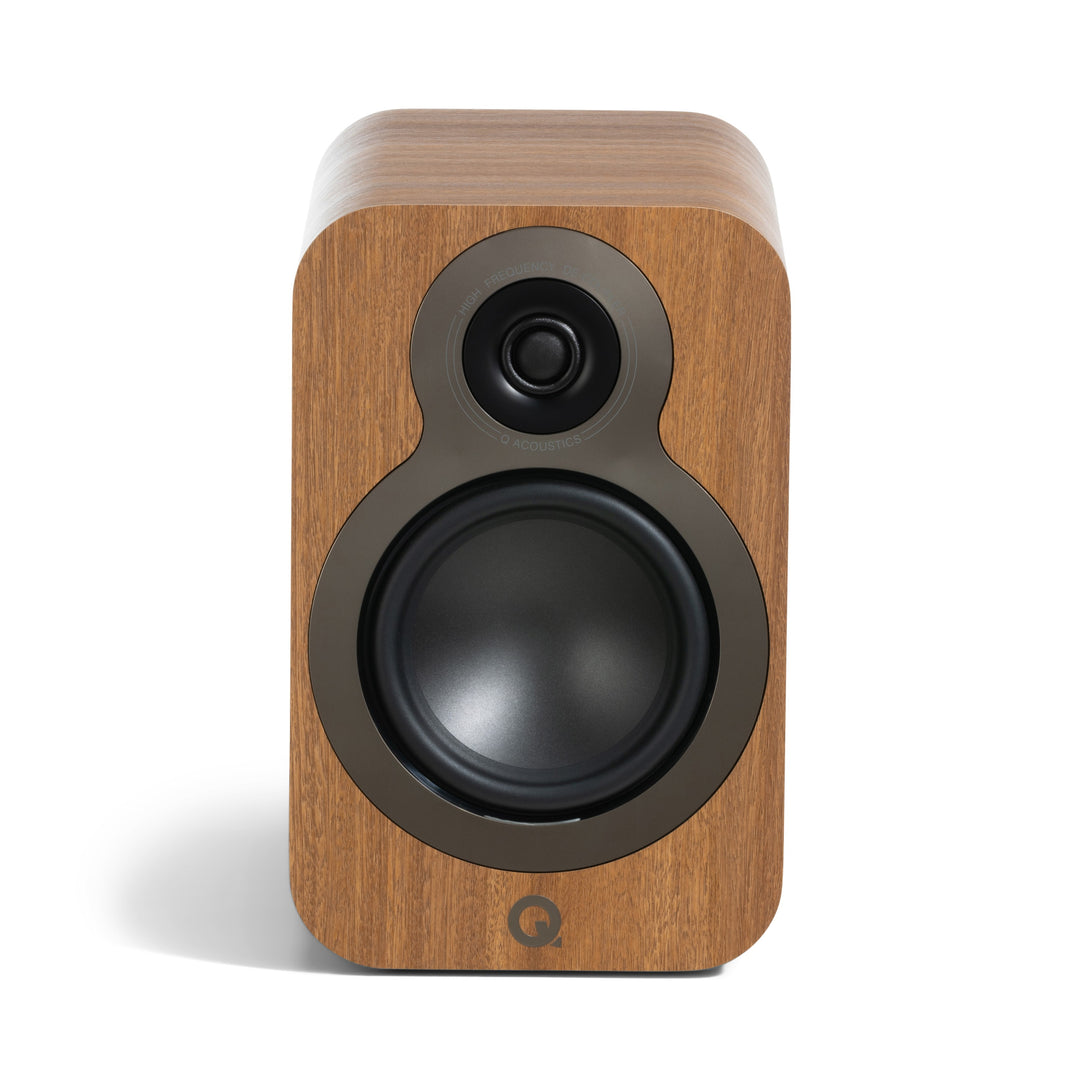 Q Acoustics 3030c Bookshelf Speakers Pin Oak