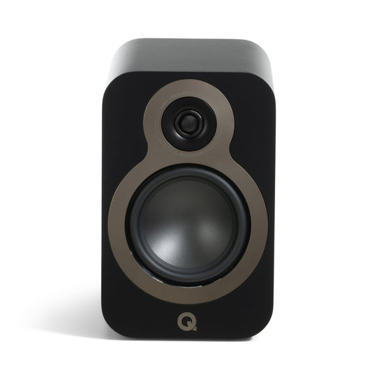 Q Acoustics 3030c Bookshelf Speakers Satin Black