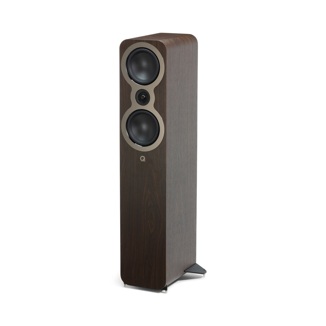 Q Acoustics 3050c Floorstanding Speakers Claro Walnut