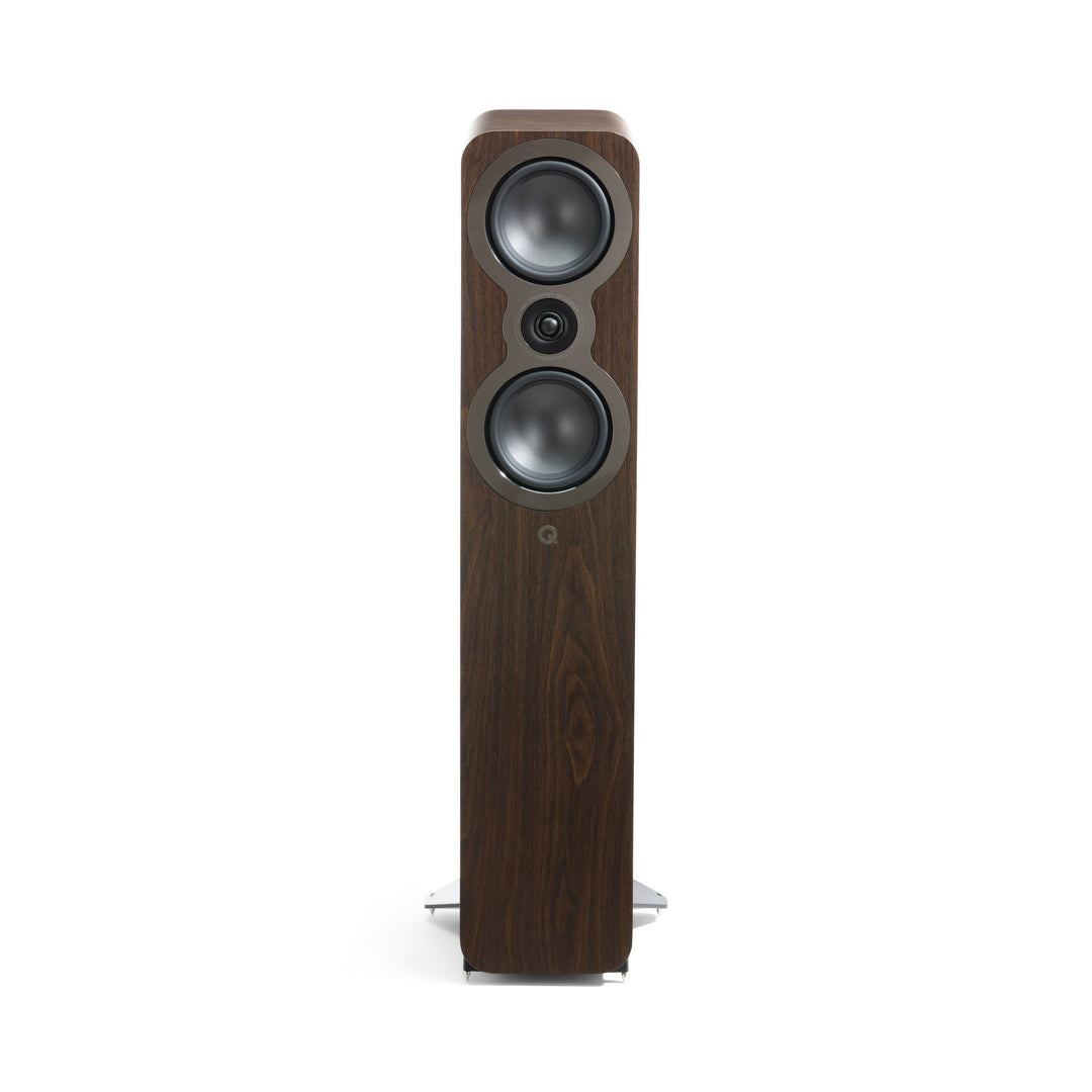 Q Acoustics 3050c Floorstanding Speakers Claro Walnut