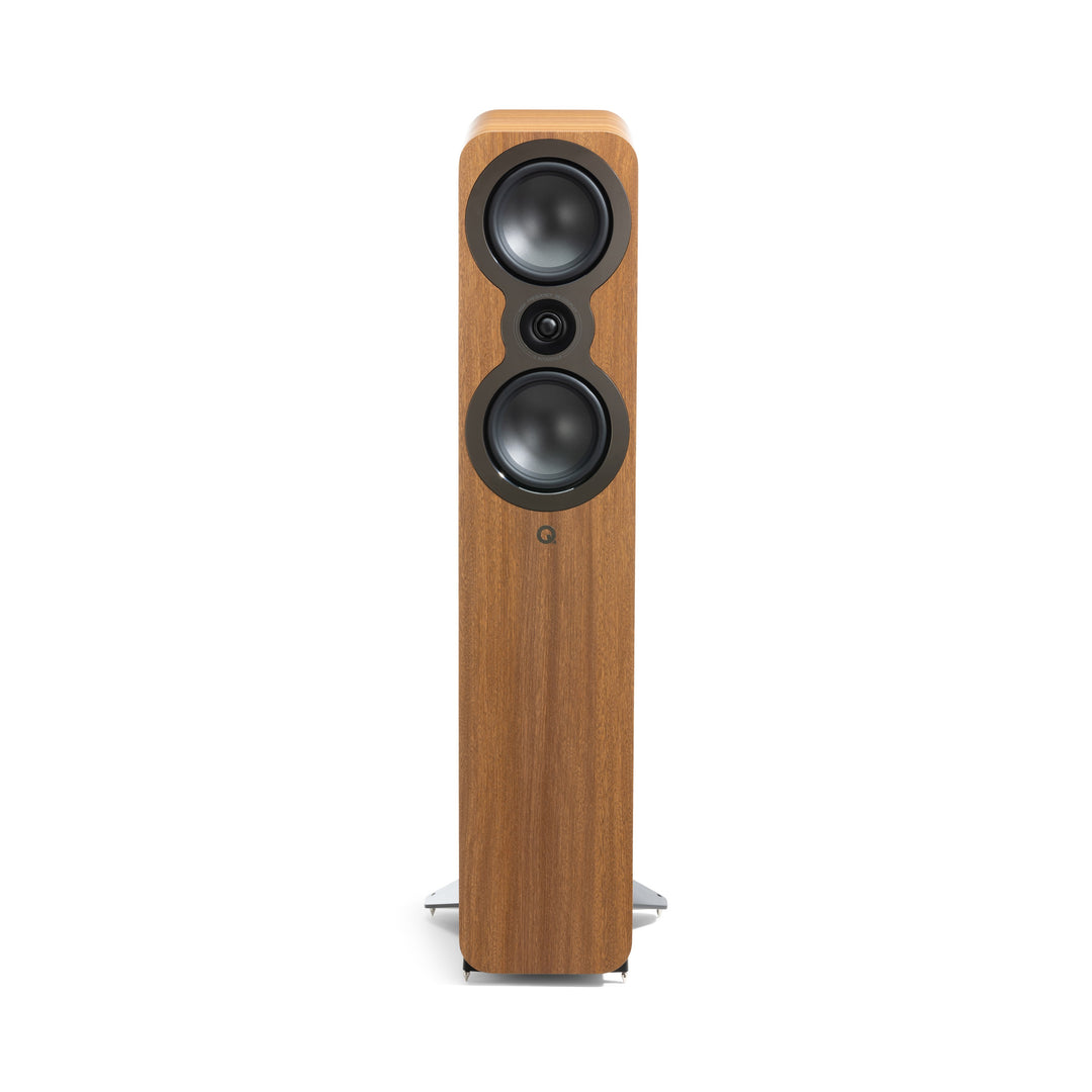 Q Acoustics 3050c Floorstanding Speakers Pin Oak
