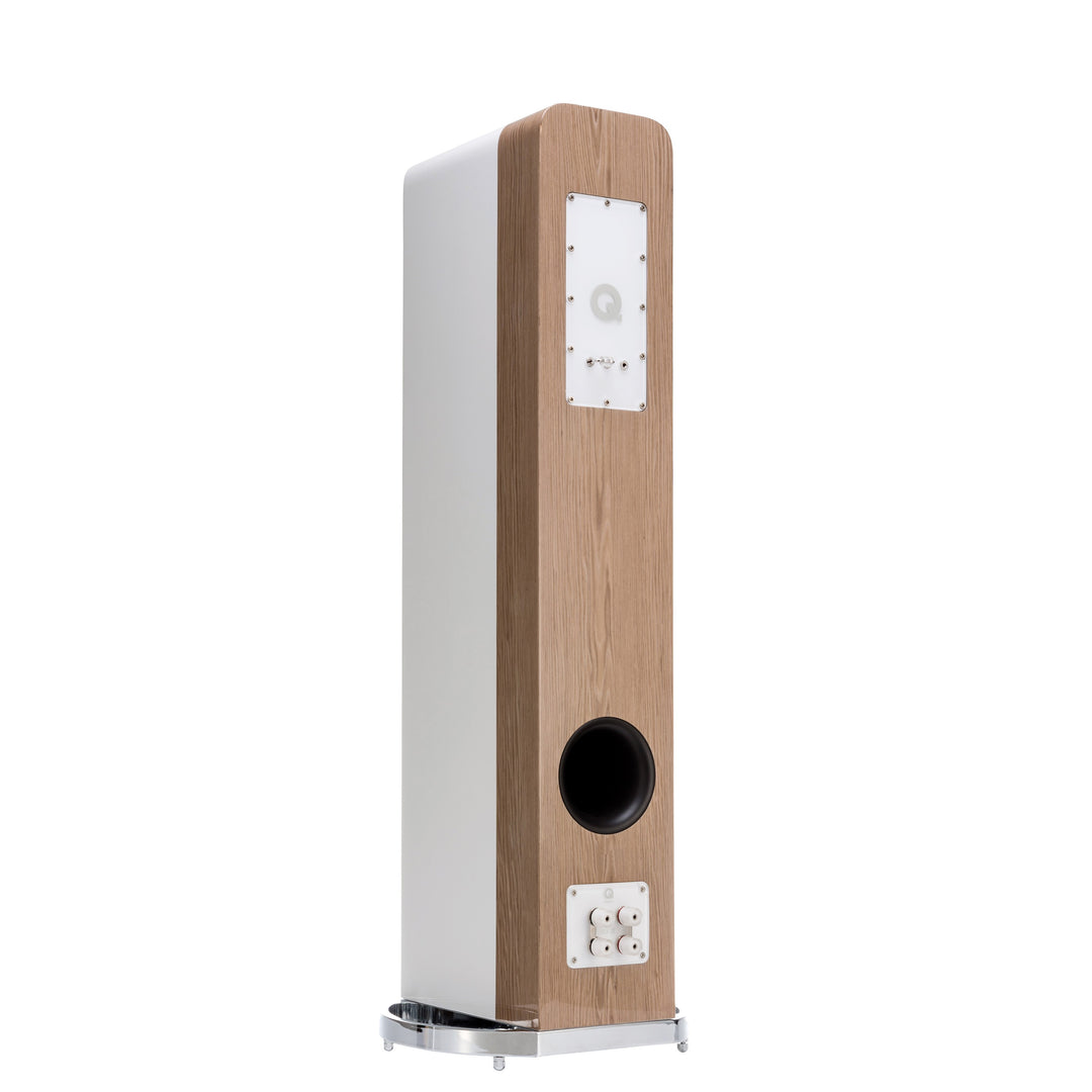 Q Acoustics Concept 500 Floorstanding Speakers White / Light Oak