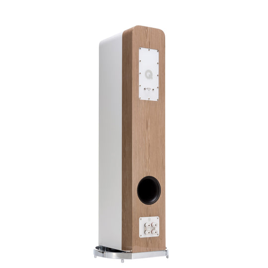 Q Acoustics Concept 500 Floorstanding Speakers White / Light Oak