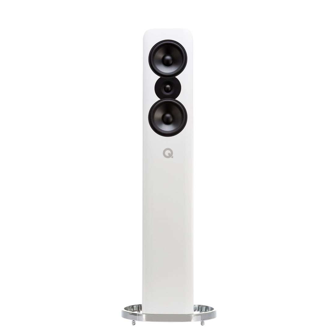 Q Acoustics Concept 500 Floorstanding Speakers White / Light Oak