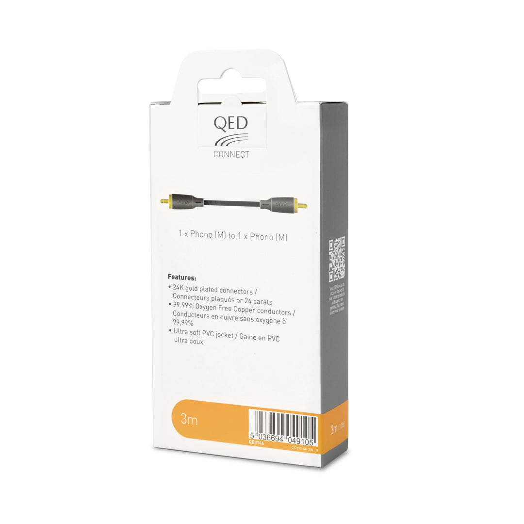 QED Connect Subwoofer Cable 3m