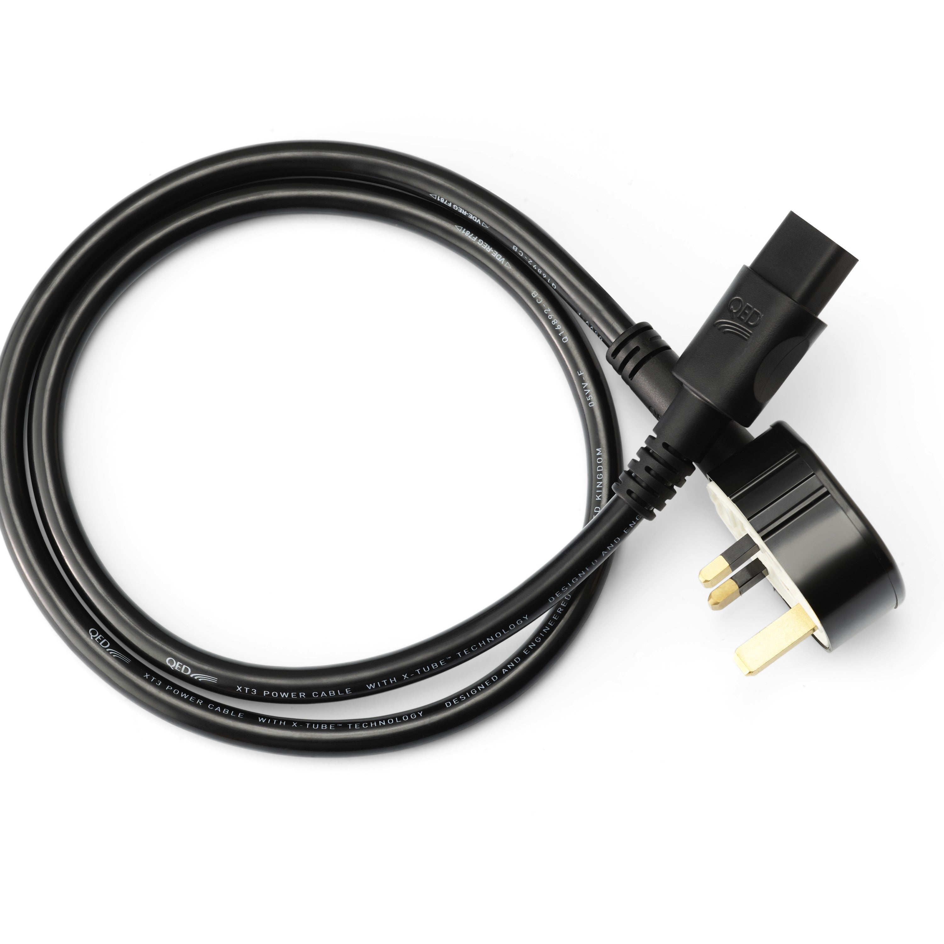 QED XT3 Mains Power Cable 2m